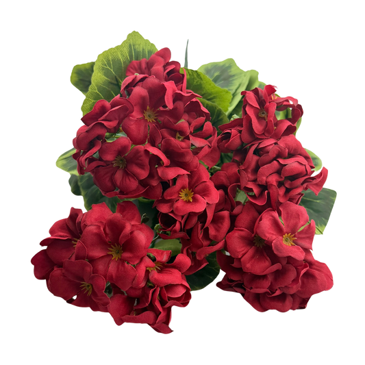 Red Multi-Geranium Stem
