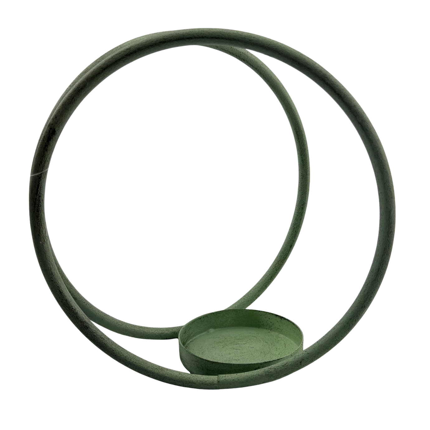 Round Rings Candle Holder - Small Sage