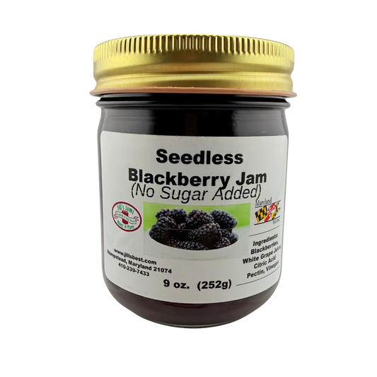 Seedless Blackberry Jam (No Sugar Added)
