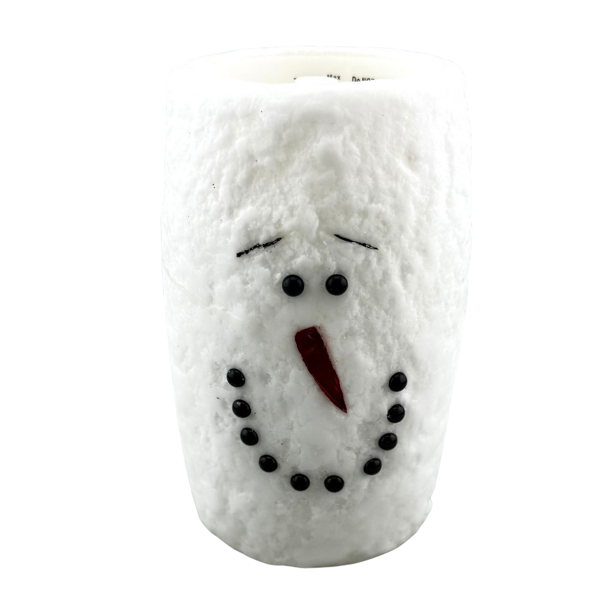 Snowman LED Water Fountain Candle