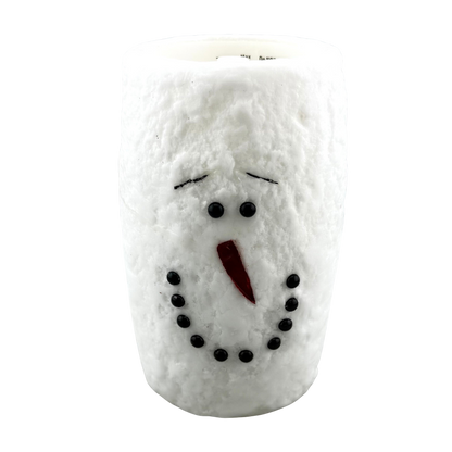 Snowman LED Water Fountain Candle