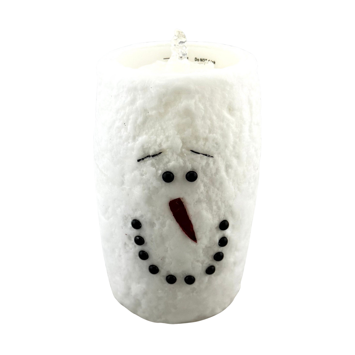 Snowman LED Water Fountain Candle