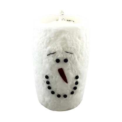 Snowman LED Water Fountain Candle