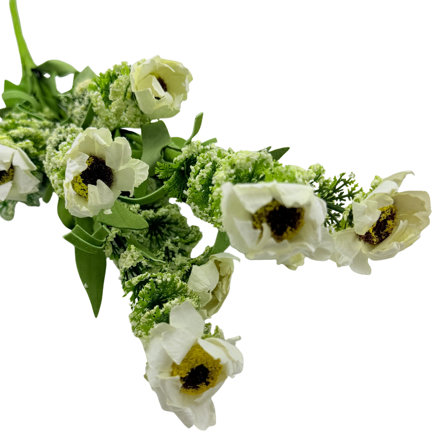 Spiral White Flower Stem
