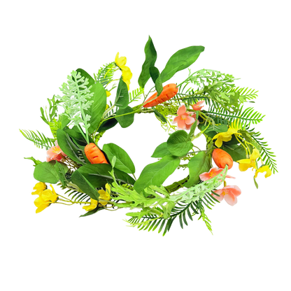 Spring Carrot Garden Wreath