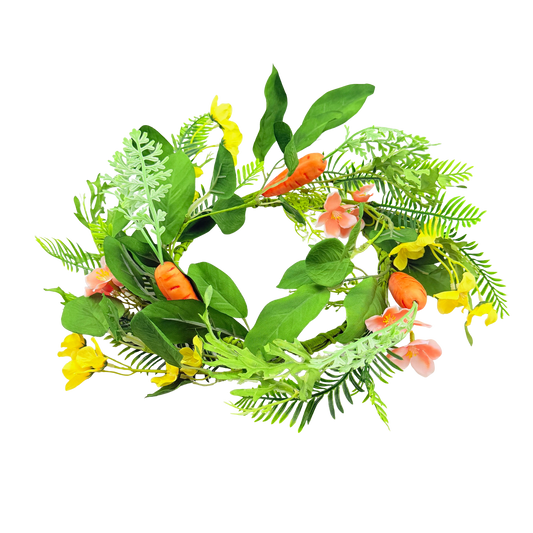 Spring Carrot Garden Wreath