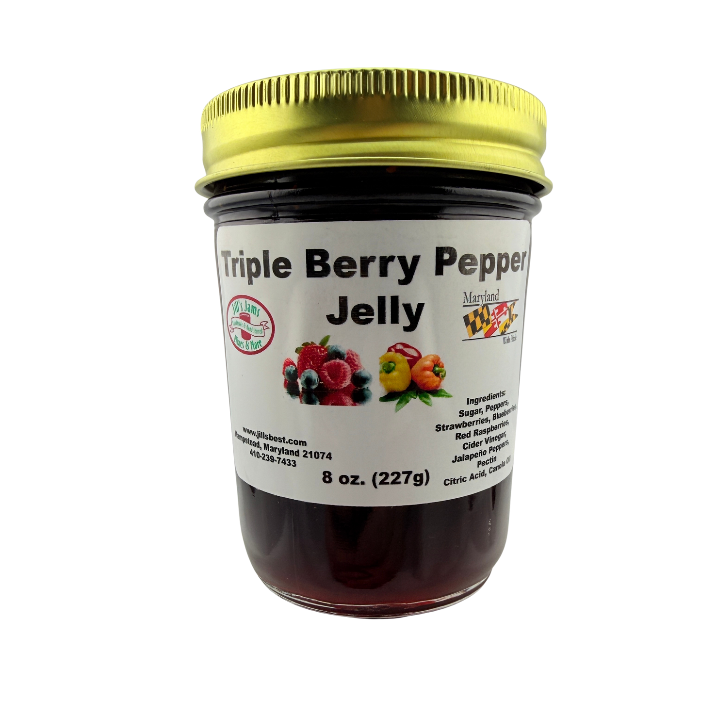 Triple Berry Pepper Jelly