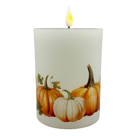 Pumpkins LED Timer Pillar