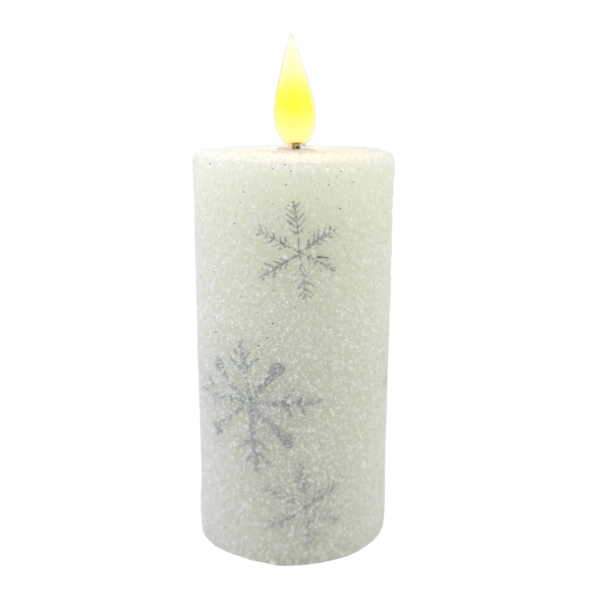 Snowflake Timer White & Silver Snowflake LED Timer Votive – Jill's Jams
