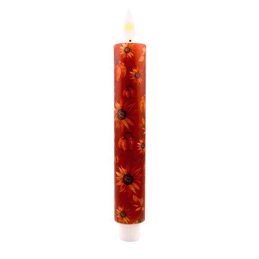 Shades of Autumn LED Taper Candle