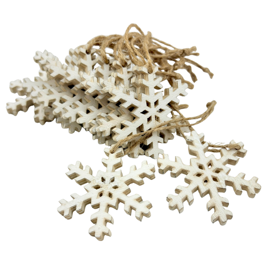 Small Snowflake Ornaments - Set of 12
