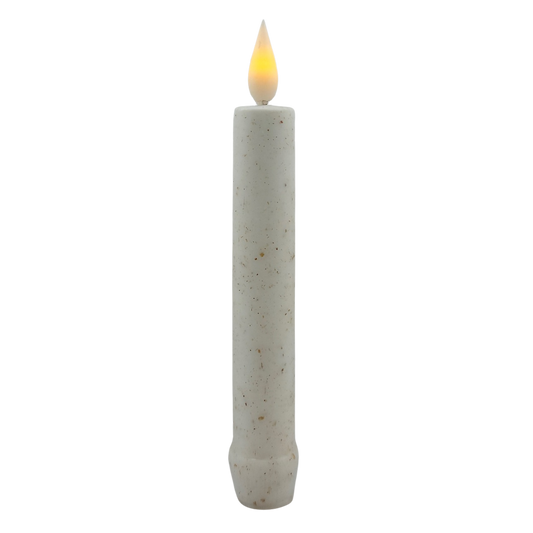 White LED Taper Candle