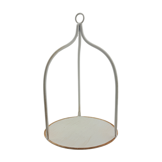 White Open Lantern - Small