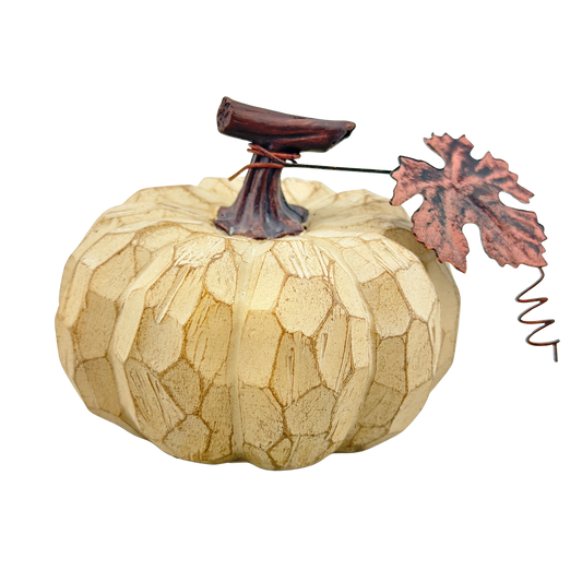 Wide Tan Pumpkin