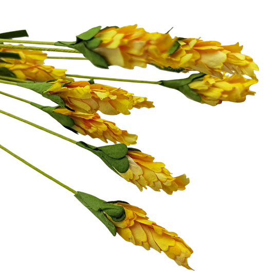 Yellow Stock Flower Stem