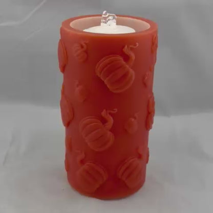 Pumpkins LED Water Fountain Candle