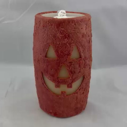 Jack O' Lantern LED Water Fountain Candle
